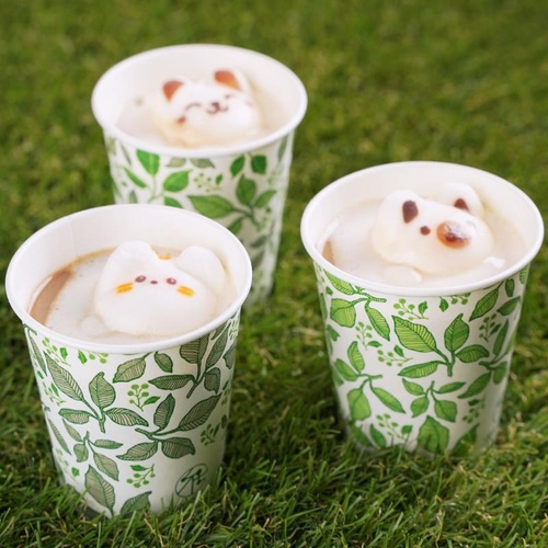 紙コップ SPCカップ ビー・リーブス 205ML 50個 サンナップ