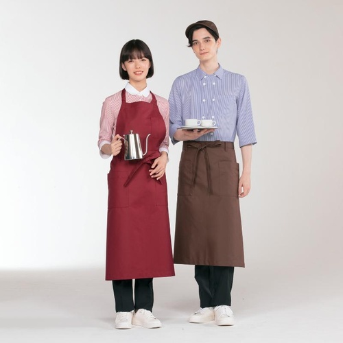 胸当てエプロン エプロン 兼用 ボトルグリーン 2way 住商モンブラン