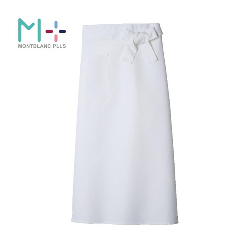 ロングエプロン ロングエプロン 白 F 住商モンブラン