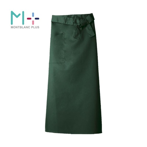 ロングエプロン ロングエプロン ボトルグリーン F 住商モンブラン