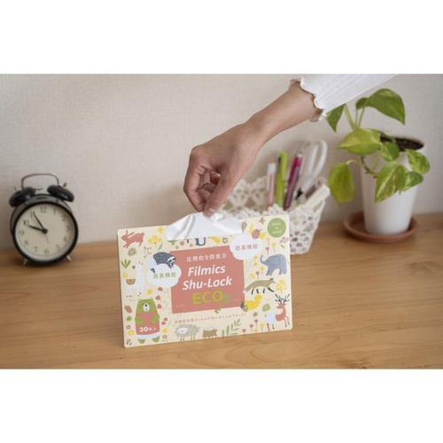 LDゴミ袋 Shu-Lock ECO アニマル柄パッケージ 30枚入 中本アドバンストフィルム