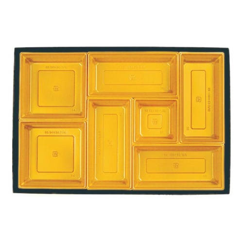 弁当容器 HSH-C65-6 冷凍レンジカップ用 テーパー型貼箱 (黒木目エンボス) アヅミ産業