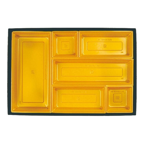 弁当容器 HSH-C65-6 冷凍レンジカップ用 テーパー型貼箱 (黒木目エンボス) アヅミ産業