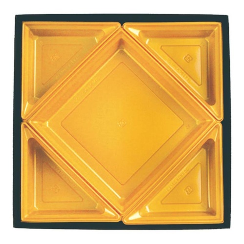 弁当容器 HSH-C70-4 冷凍レンジカップ用 テーパー型貼箱 (黒木目エンボス) アヅミ産業