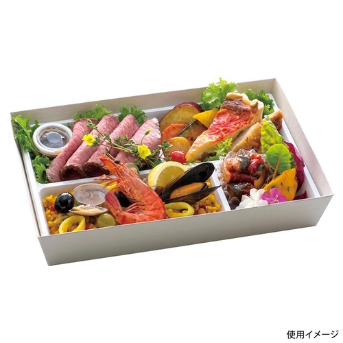 弁当容器 HSH-90-60 テーパー型貼箱 (白木目調エンボス) アヅミ産業