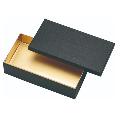 弁当容器 HSH-200-105 1段貼箱 (黒木目エンボス 内金) アヅミ産業