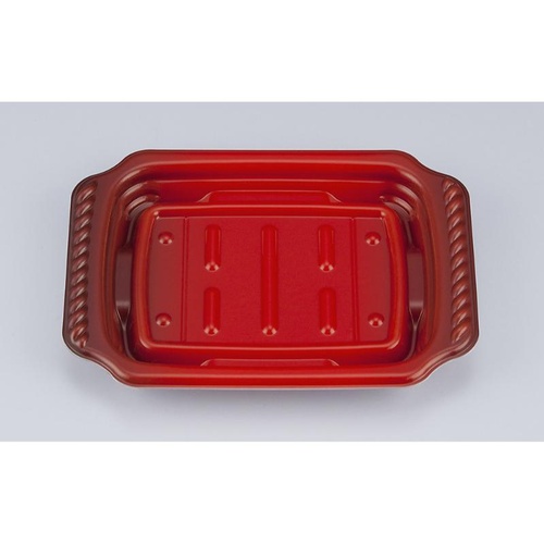 軽食容器 TNプレト18-13 セルモ赤本体 シーピー化成