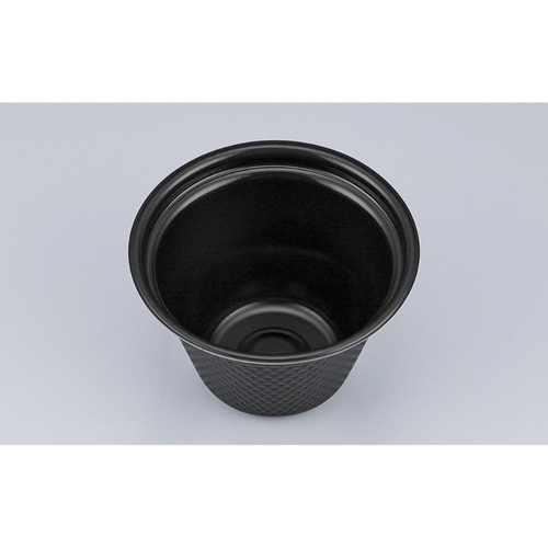 スープカップ TNラティス135-470 黒本体 シーピー化成