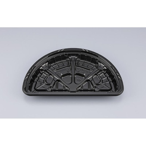 ピザ容器 CZラプレピザ9ハーフ BS黒本体 シーピー化成