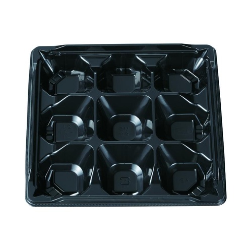 弁当容器 MS角弁 21-21-1 黒 本体 エフピコチューパ