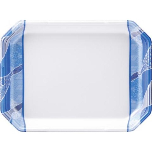 発泡トレー しゃぶしゃぶ4人浅LS 鮮彩青 エフピコ