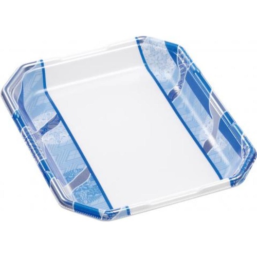 発泡トレー しゃぶしゃぶ長2.5人浅LS 鮮彩青 エフピコ