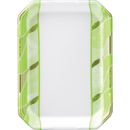 発泡トレー しゃぶしゃぶ長3.5人浅LS 鮮彩緑 エフピコ