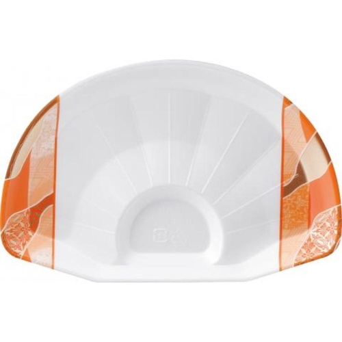 発泡トレー センスR-1F 鮮彩オレンジ エフピコ