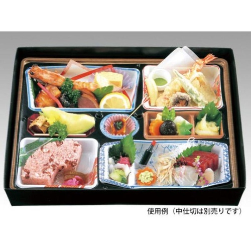 仕出し弁当容器 AS-140 紫雲 セット ※中仕切は別売り アヅミ産業