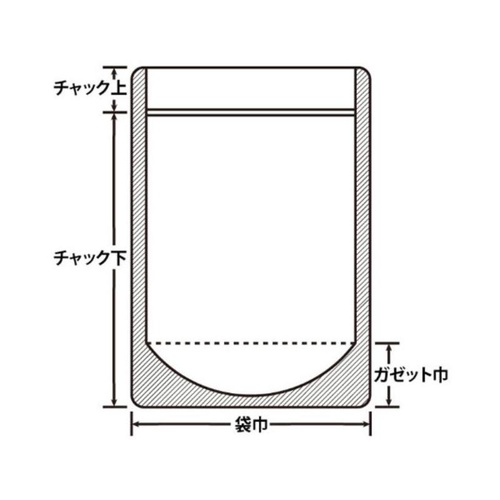 チャック付き袋 ラミジップ AL-24 生産日本社