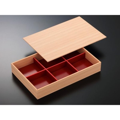 折箱 夢御膳 紙ヒノキ 6色 共蓋付 中央化学