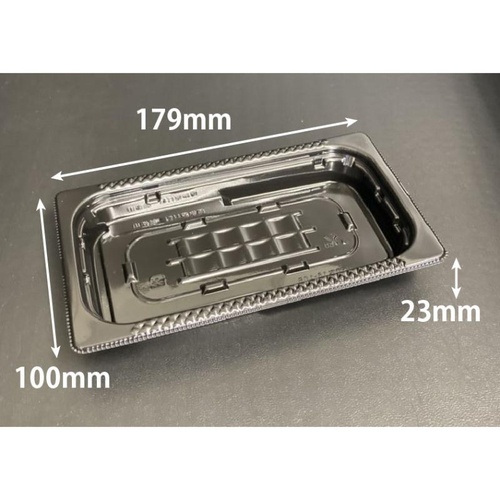 惣菜容器 バイオ 彩菜18-10B 黒 リスパック