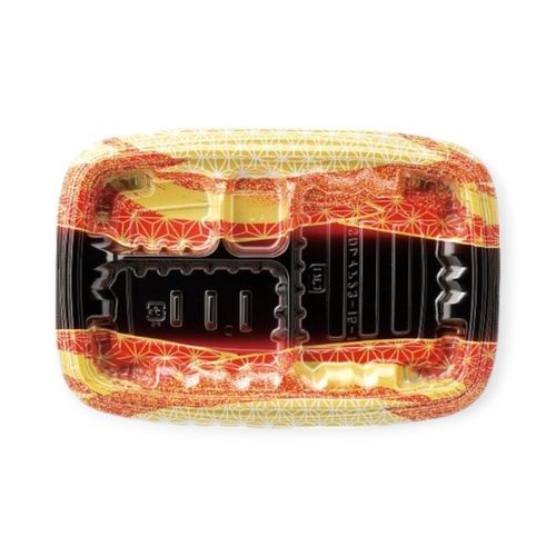 弁当容器 MSDレイア23-15-1 らい光赤 エフピコ