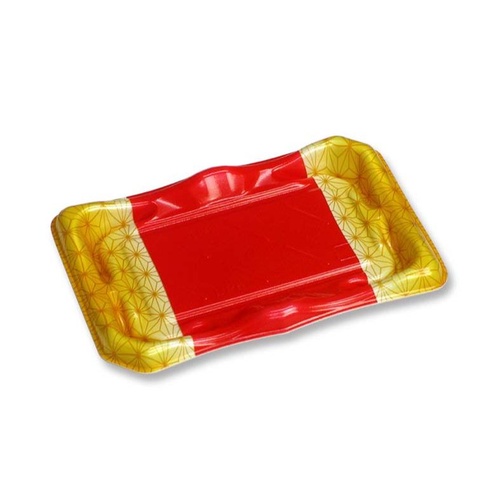 軽食容器 富士2-4(8)麻帯HF デンカポリマー