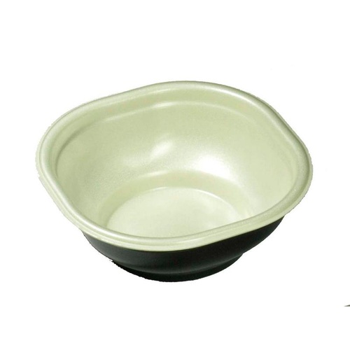 どんぶり容器 グルメ丼20本体K黒 デンカポリマー