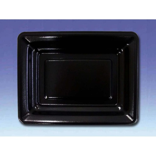 どんぶり容器 角丼20-15本体内黒外黒杉 デンカポリマー