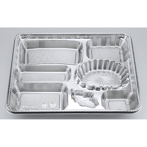 仕出し弁当容器 Z-88-菊(R) DX 透明蓋付 シーピー化成