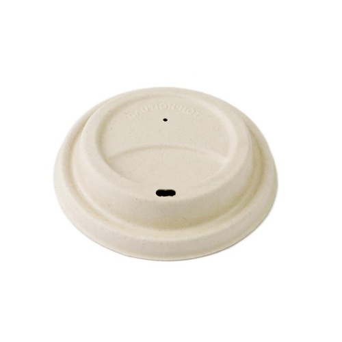 バガス 紙コップフタ 80mm 10oz用
