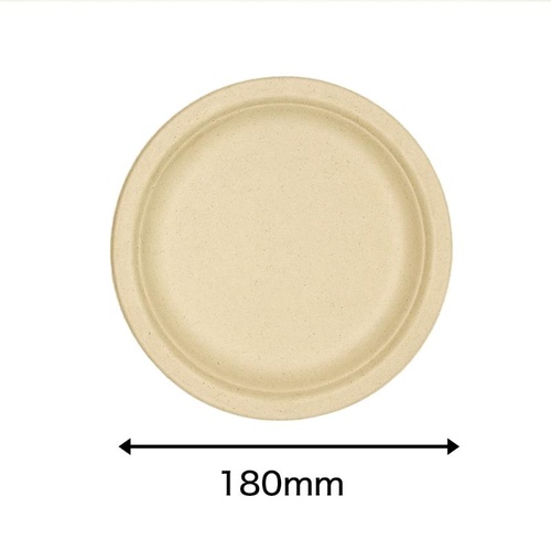 バガスモールド 18cmプレート 青葉紙業