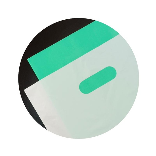 ポリ手提げ 50-1873 カラーポリ ホワイト 190×280 A5用 50P ササガワ