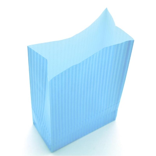 持ち帰り用紙袋 50-3111 角底袋 クリスタルブルー 120×60×220 100P ササガワ