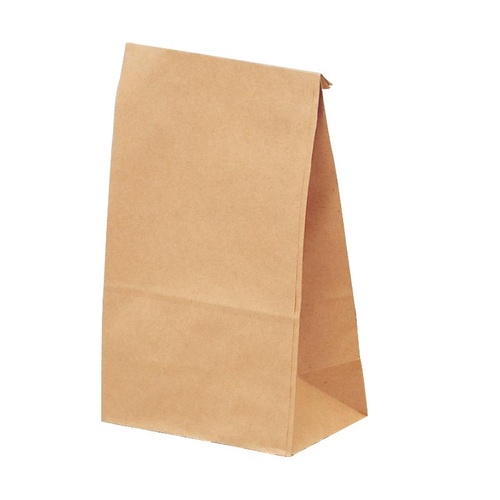 持ち帰り用紙袋 50-3201 角底袋 未晒 130×80×235 100P ササガワ