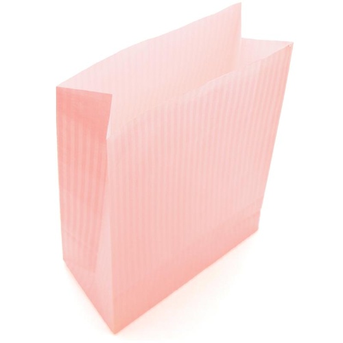 持ち帰り用紙袋 50-3410 角底袋 クリスタルピンク 145×65×280 100P ササガワ