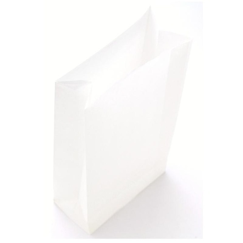 持ち帰り用紙袋 50-3500 角底袋 白無地 160×65×310 100P ササガワ