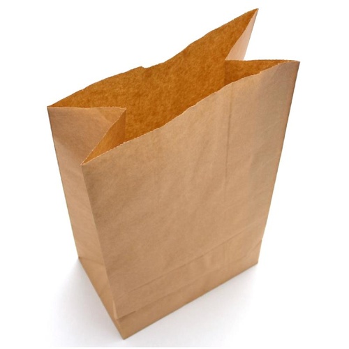 持ち帰り用紙袋 50-3501 角底袋 未晒 156×95×320 100P ササガワ