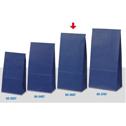 持ち帰り用紙袋 50-3507 角底袋 マリン 156×95×320 100P ササガワ