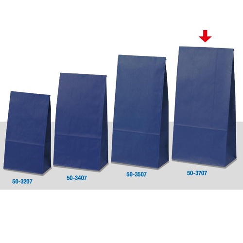 持ち帰り用紙袋 50-3707 角底袋 マリン 180×105×350 100P ササガワ