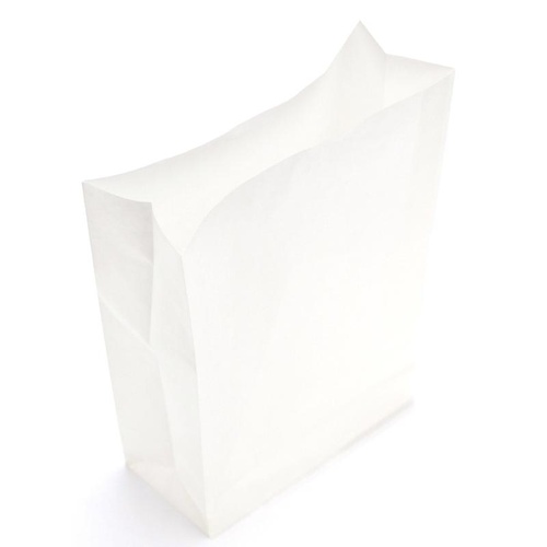 持ち帰り用紙袋 50-3800 角底袋 白無地 210×75×385 100P ササガワ