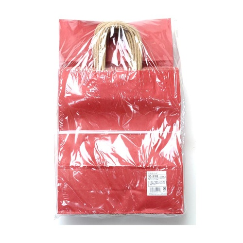 持ち帰り用紙袋 50-5106 手提げ袋 ルージュ 260×100×310 50P ササガワ