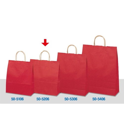 持ち帰り用紙袋 50-5206 手提げ袋 ルージュ 320×110×320 50P ササガワ