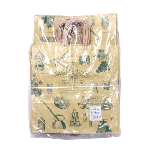 持ち帰り用紙袋 50-5209 手提げ袋 シルバースミス 320×110×320 50P ササガワ