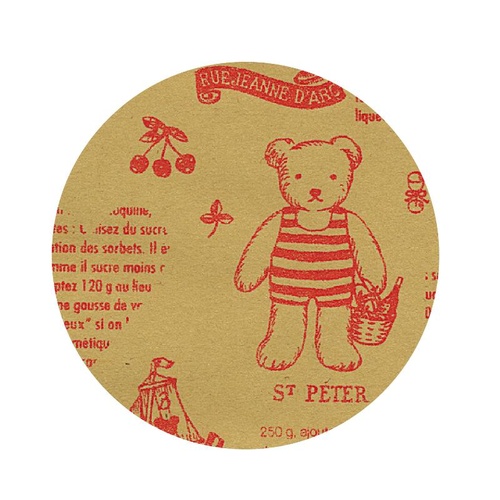 持ち帰り用紙袋 50-5316 手提げ袋 ベア 320×110×430 レッド 50P ササガワ