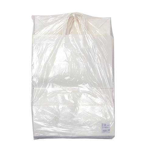 持ち帰り用紙袋 50-5400 手提げ袋 白無地 380×150×500 50P ササガワ