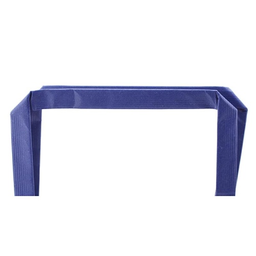 持ち帰り用紙袋 50-5513 手提げ袋 ゆうび 220×130×230 ブルー 50P ササガワ