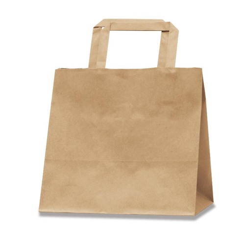 持ち帰り用紙袋 50-5521 手提げ袋 未晒 220×150×210 50P ササガワ