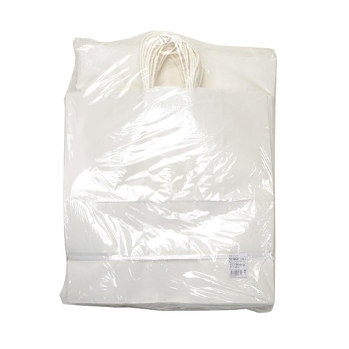 持ち帰り用紙袋 50-5600 手提げ袋 白無地 440×210×430 50P ササガワ