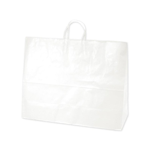 持ち帰り用紙袋 50-5700 手提げ袋 白無地 600×220×480 50P ササガワ