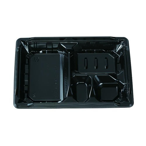 弁当容器 MS角弁 23-17-1 黒 本体 エフピコチューパ