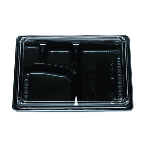 弁当容器 松花堂 202-1 黒セット エフピコチューパ