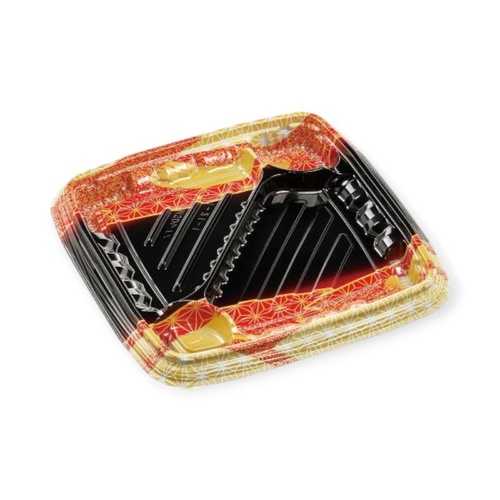 弁当容器 MSDレイア21-21-1 らい光赤 エフピコ